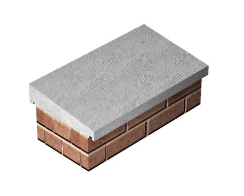 Once Weathered Concrete Coping Stone image